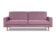 Верден трёхместный диван-релакс Велюр Formula 392 (розовый) арт. 4673739700525