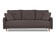 Фолде трёхместный диван флип-аут Велюр Priority 235 (коричневый) арт. 4673739701508