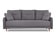 Фолде трёхместный диван флип-аут Велюр Formula 925 (серый) арт. 4673739701362