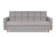 Ригдом трёхместный диван-релакс БК Рогожка Apollo Dove (светло-серый) арт.4673739703588