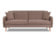 Энн трёхместный диван-релакс Велюр Formula 225 (коричневый) арт. 4673739700167