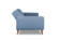Верден трёхместный диван-релакс Велюр Priority 977 (серо-голубой) арт. 4673739700549