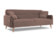 Хюгге трёхместный диван-релакс Велюр Formula 225 (коричневый) арт. 4673739700181