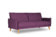 Наттен трёхместный диван-релакс Велюр Priority 835 (винный) арт. 4673739700280