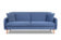 Энн трёхместный диван-релакс Велюр Priority 795 (синий) арт. 4673739700112