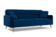 Хюгге трёхместный диван-релакс Велюр Formula 788 (тёмно-синий) арт. 4673739700198