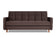 Ригдом трёхместный диван-релакс БК Велюр Priority 235 (коричневый) арт. 4673739701980
