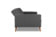 Берус трёхместный диван-релакс Рогожка UNO (Grey + кант Silver) арт. 4673739701102