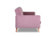 Энн трёхместный диван-релакс Велюр Formula 392 (розовый) арт. 4673739700136