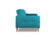 Сэлвик трёхместный диван-релакс Рогожка UNO Biruza арт. 4673739701171