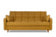 Ригдом трёхместный диван-релакс БК Рогожка Apollo Yellow (желтый) арт. 4673739703595